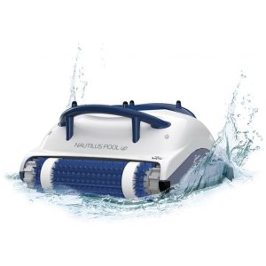 Aspirador Robótico para Piscinas Dolphin Nautilus Pool-Up Branco Escova Esfregadora e Subida em Paredes Limpeza em 2h Voltagem 230V AC