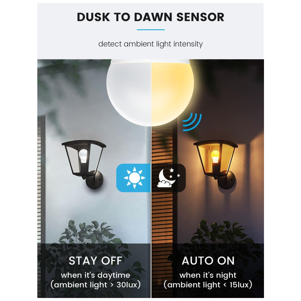 Aovpex Lâmpada LED Sensor de Movimento 13W Branco Frio 2700K 2 Un - Imagem 3