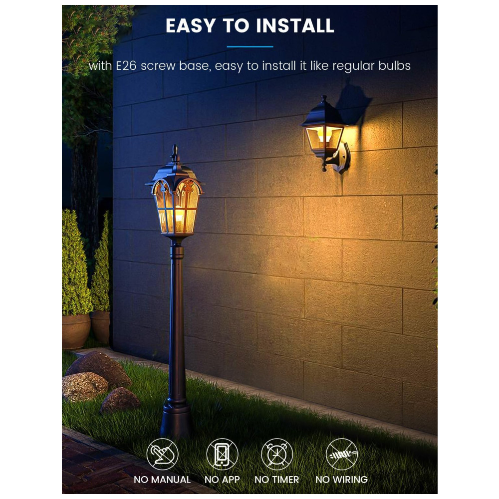 Aovpex Lâmpada LED Sensor de Movimento 13W Branco Frio 2700K 2 Un - Imagem 4