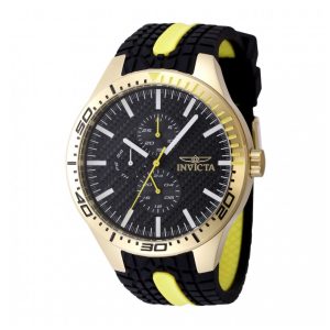 Relógio Masculino Invicta Racing 46mm Amarelo e Preto