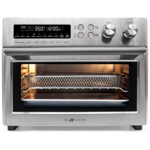 Frideira Elétrica Air Fryer 25L Multifuncional com Painel de Controle Digil 1750W 110v VAL CUCINE TA 25GX1 Prateado