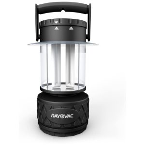 Lanterna LED Sportsman Fluorescente de 300 Lúmens Com Tubo Duplo RAYOVAC SP8DA Preto