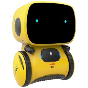 Robô Interativo 98K com Controle de Voz e Sensor de Toque para Meninos e Meninas - Brinquedo Inteligente com Conversação Dança e Música - Presente Ideal