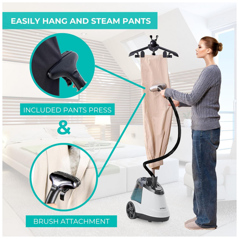 Steamer,Passadeira e Vaporizador de Roupas True Tidy Comercial Pesado 1800W para Uso Residencial e Comercial, - Imagem 6