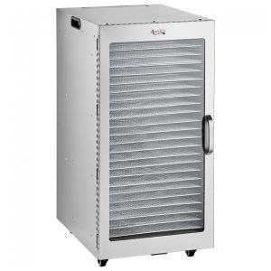 Desidratador de Alimentos Avantco LT93 Inox com Porta de Vidro - 120V 1600W 24 Bandejas