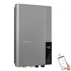 Aquecedor de Água Instantâneo sem Tanque WINTEMP Cinza 18 kW com Display LED WiFi e Proteção contra Sobreaquecimento WT‑WN18K 240V