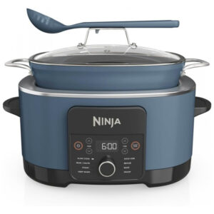 Ninja Foodi PossibleCooker PRO 8,05 litros MultiCooker MC1001, com 8 em 1, Cooker Lento, Forno Holandês, Vaporizador e Mais, Tampa de Vidro com Colher