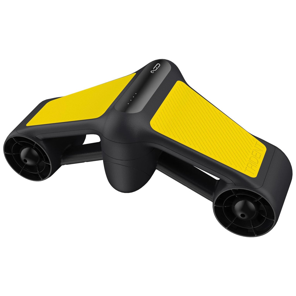 Scooter Subaquática Propulsor de Mergulho com Dupla Hélice e Suporte para Go Pro G Geneinno Laranja - Imagem 3