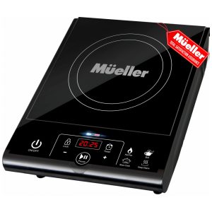Cooktop Elétrico de Indução Portátil com Detecção Automática de Panela 110V 1800W Mueller Austria Preto