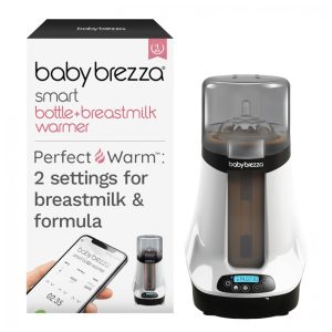 Aquecedor Inteligente de Mamadeira Baby Brezza Aquece Leite Materno e Descongela com Aplicativo Gratuito Tecnologia Precisa de Aquecimento com Difer