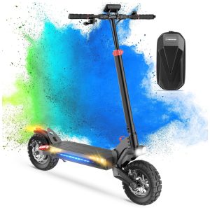 Patinete Elétrico para Adultos com Alcance 40km e Peso 180kg 800W Circooter Preto