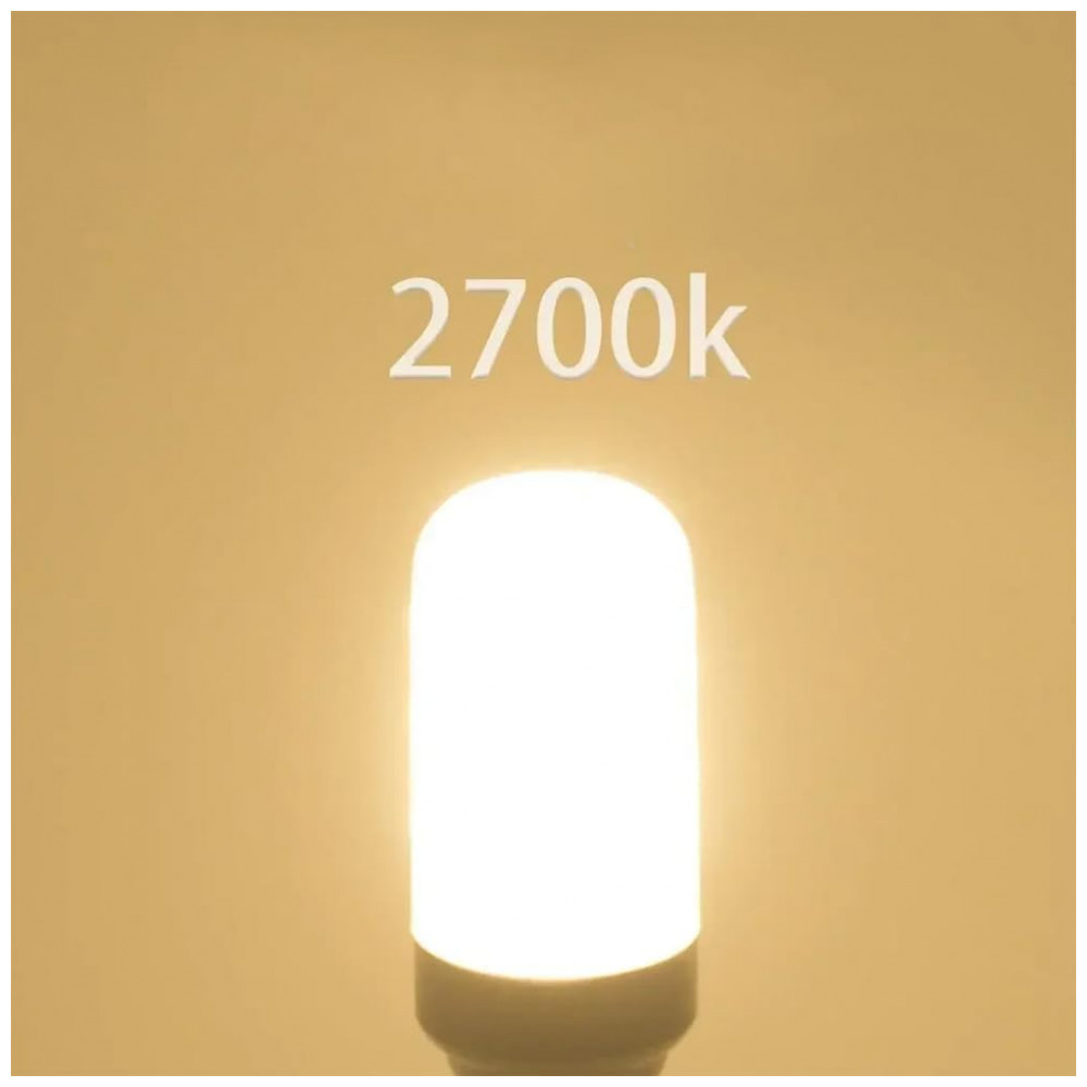 Kit 10 Lâmpadas LED Vela Milho 12W E27 Luz Quente 220V Econômicas para Iluminação Comercial, Residencial e Expositores, Alta Durabilidade, YNiuniunnq - Imagem 2