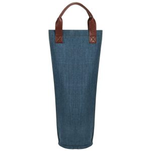 Bolsa Térmica para Vinho Tirrinia Transporte Fácil e Elegante para Viagens Piqueniques e Presentes - Azul