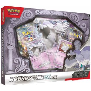 Pokémon TCG Houndstone ex Box - 4 Packs Booster Cartas Promocionais Exclusivas