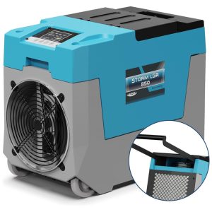 Desumidificador Industrial 85 Litros Ideal para Restauração de Danos e Prevenção do Mofo 110V AlorAir Azul