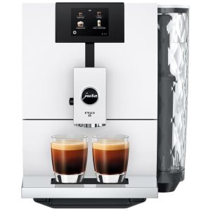 Máquina de Café Expresso Automática com Moedor Embutido Intensidade do Café Volume e Temperatura Programáveis 110V 1450W Jura ENA8 Branca