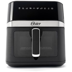 Air Fryer Digital de 5.6L com 10 Funções e Temporizador de 60 Min 110V 1300W Oster Preta