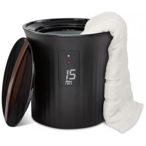 Aquecedor de Toalha Elétrico até 1Toalha com Display de LED e Configurações de Temporizador 110V LiveFine Preto