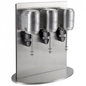 AvaMix ADM3 Misturador de Bebidas Freestanding com Três Spindles Prata 120V