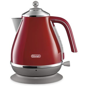 Chaleira Elétrica com Base Giratória e Capacidade de 12L 1200W 110V DeLonghi Vermelha