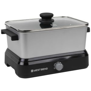 Panela Elétrica de 5L com Controle de Temperatura 500W 110v WEST BEND 87905 Cinza