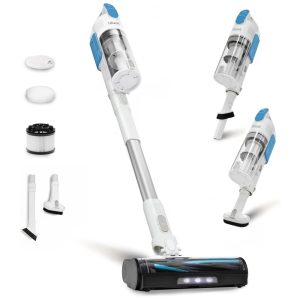 Aspirador de Pó Sem Fio LEVOIT 50 Min de Autonomia Sucção Poderosa Recarregável Leve e Versátil para Carpetes e Pisos - 110V