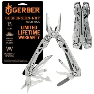 Alicate Multifuncional 15 Funções Gerber Gear 30001364N Prata