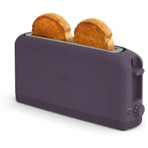 Torradeira Elegante Bella 2 Fatias Ajuste de 6 Níveis Funções Reaquecer e Cancelar Bandeja Removível Slot de 25cm