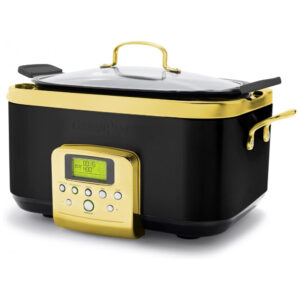 MultiCooker GreenPan Elite 8 em 1 Programável 5,68 litros, Revestimento Cerâmico Antiaderente Livre de PFAS, Dourado