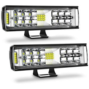 Farol de Milha LED Off Road 178cm Feixe Combinado 60W 6500K 5500 Lúmens 170 de Luz AUTOFEEL Branco