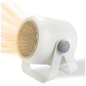 Mini Aquecedor de Cerâmica Elétrico Portátil 2 Configurações 500W 110V Xingsinan NFJ 02 Branco