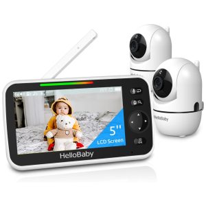 Baba Eletrônica com Conversa Bidirecional e 8 Canções de Ninar HelloBaby HB6550 2 Unidades