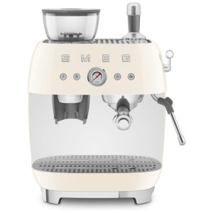Cafeteira Smeg Retro 15Bar com Sistema de Aquecimento Duplo Thermoblock e Porta-filtro Profissional