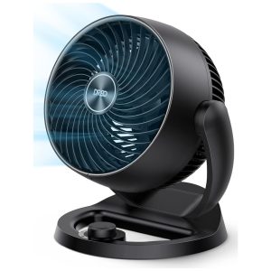 Ventilador de Mesa Silencioso e Ajustável com 3 Velocidades 110V Dreo Preto