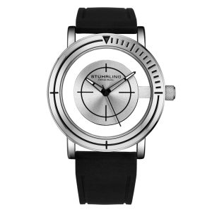 Relógio Masculino Stuhrling 3915.3 Quartzo 40mm Preto