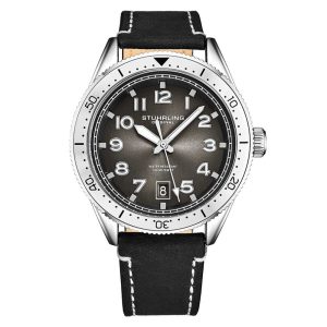 Relógio Masculino Stuhrling 3989 Quartzo 42mm Preto