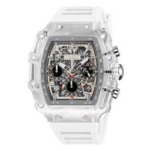 Relógio Masculino Invicta Activa com Mostrador Esqueleto 44.3mm Branco ACW2305004