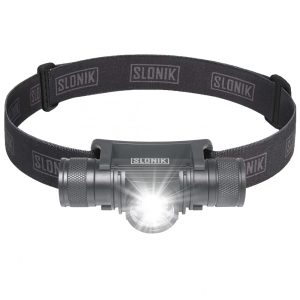 ANLOOK Lanterna de Cabeça 500LM 3 Modos de Luz à Prova DÁgua Alcace 90M 110V 5W Preta