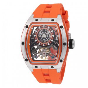 Relógio Masculino Automático Invicta S1 Rally Torque com Mostrador Esqueleto 44mm Laranja 49034