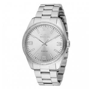 Relógio Masculino Invicta Elite Diamond com 037 Quilates de Diamantes 43mm Aço 48734