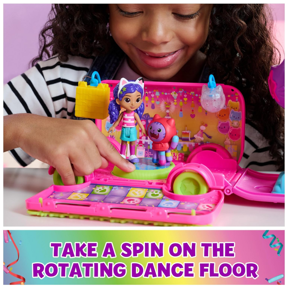Ônibus de Festa da Gabby's Dollhouse, Playset Transformável com Boneca DJ Gabby Catnip e Acessórios de Casa de Bonecas, Brinquedos para Crianças - Imagem 4