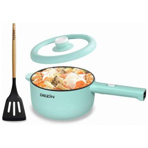 DEZIN Panela Elétrica 2L Antiaderente com Ajuste de Potência - Essencial para Quitinete e Repúblicas