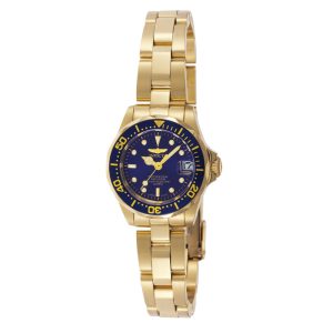Relógio Feminino Pro Diver Invicta 8944 Dourado e Azul