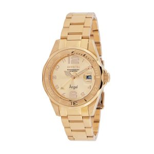 Relgio feminino anjo - 38 mm. Ouro 36054 Invicta