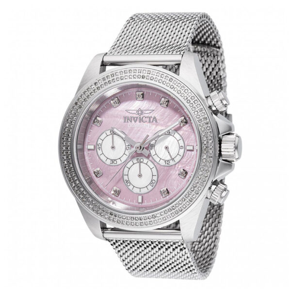 Relógio Masculino Invicta Elite Diamond com 0.88 Quilates de Diamantes e Mostrador Madrepérola 44mm, Aço 48754