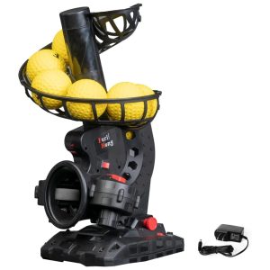 Lançador de Bolas Automático Infantil com Adaptador 8 Bolas Velocidade e Ângulo Ajustáveis AC Furlihong Preto