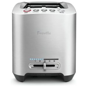 Torradeira Elétrica com 2 Fatias 900W Aço Inoxidável 110v BREVILLE BTA820XL Prateado