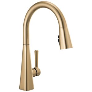 Torneira Cozinha com Cabeça de Pulverização de Ancoragem Magnética Delta 19802Z-CZ-DST Champagne Bronze