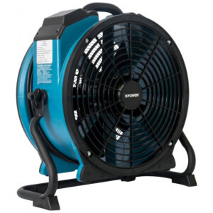 Ventilador Industrial XPOWER FC-420 Preto Alta Velocidade 3600 CFM 5 Velocidades Timer 3h 46 cm 110V