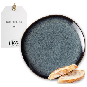 Prato para Aperitivo 17 cm Elegância e Praticidade em Sua Mesa com Formato Redondo e Material de Porcelana Villeroy Boch Cinza